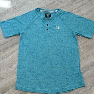 Hurley boys turquoise, short sleeve T-shirt, large